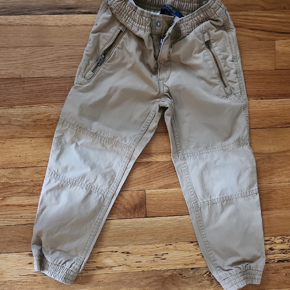 Tan Cargo Jogger Pants